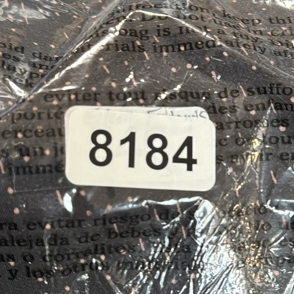 Eileen Fisher Pull On Pant Women's S Gray Small Pink Elongated Dots Tapered Leg - Picture 12 of 12